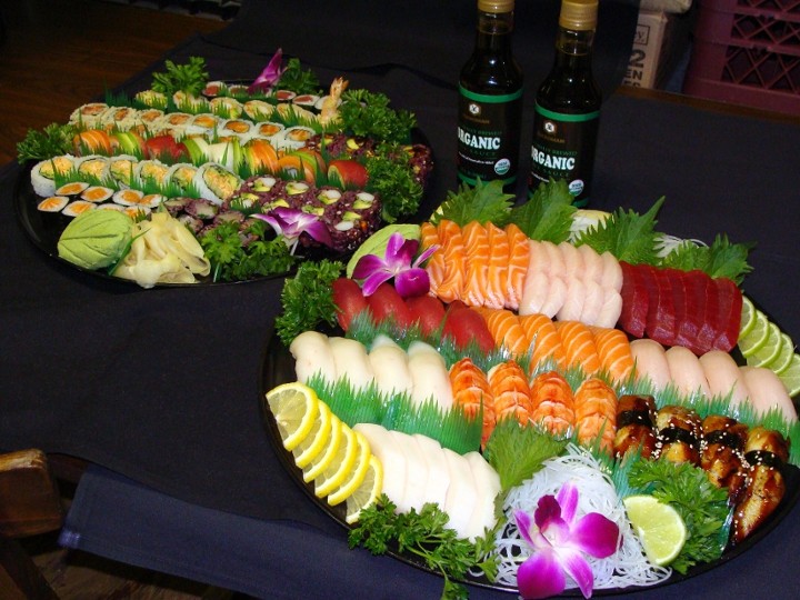 E. *Sushi & Sashimi Platter (120pcs)
