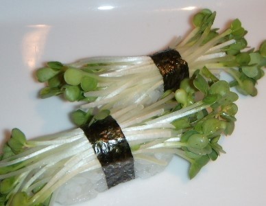 Radish Sprout Nigiri