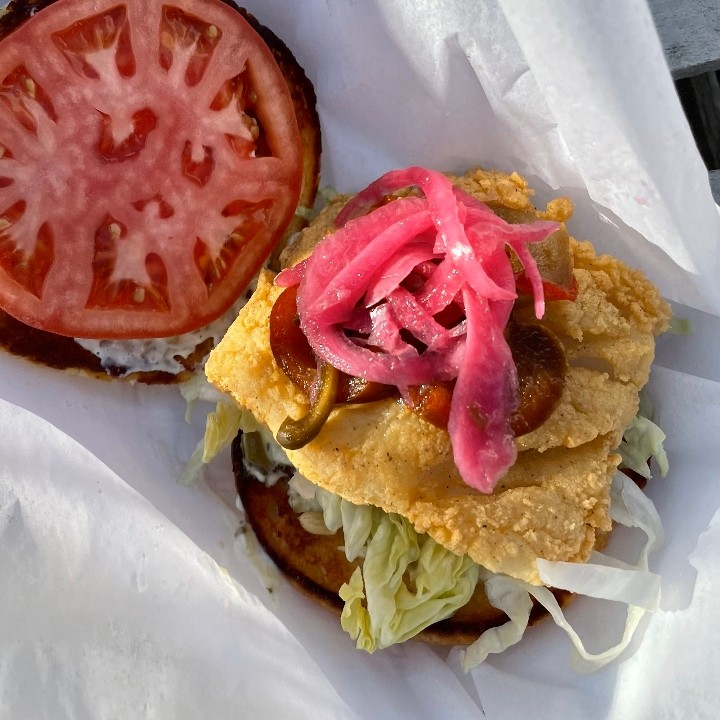 Fried Cod Fish Sandwich