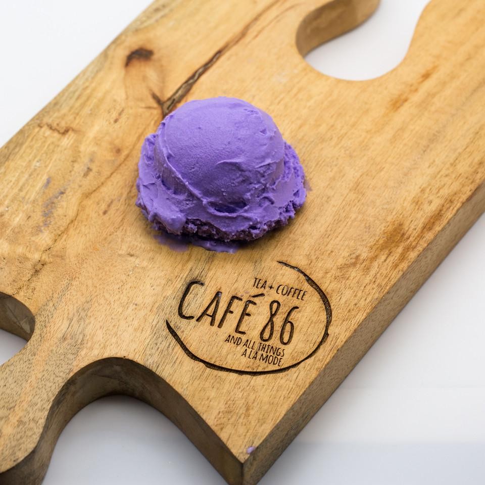 Scoop Of Ube Ice Cream