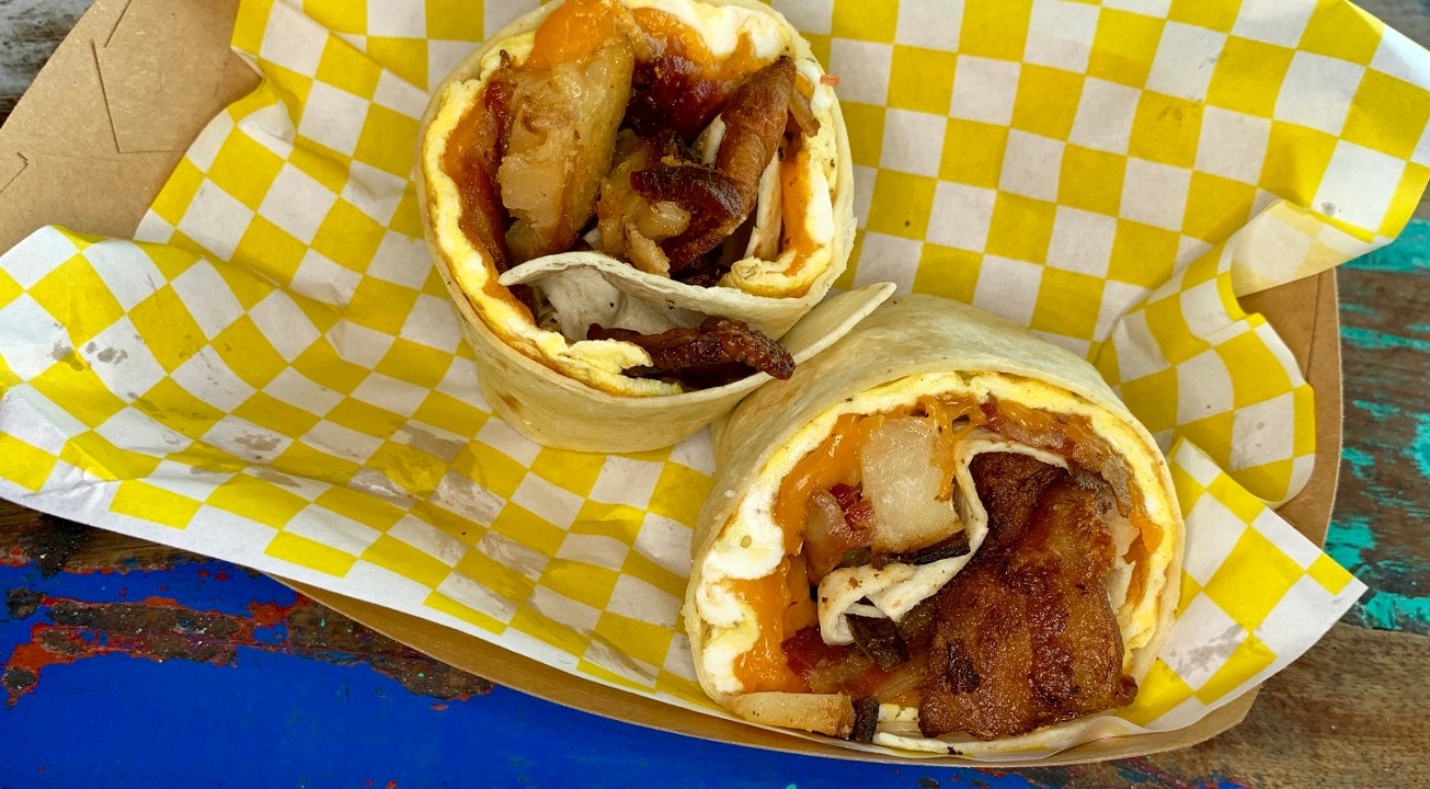 Bacon Egg and Cheddar Wrap