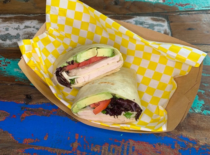 Brick Pressed Turkey Avocado Wrap