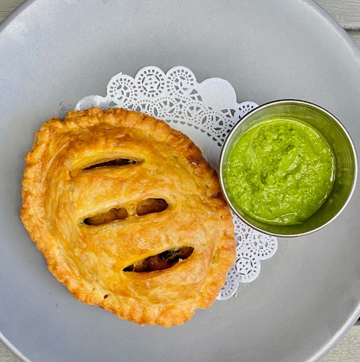 Gruyere and Greens Pastry Puff