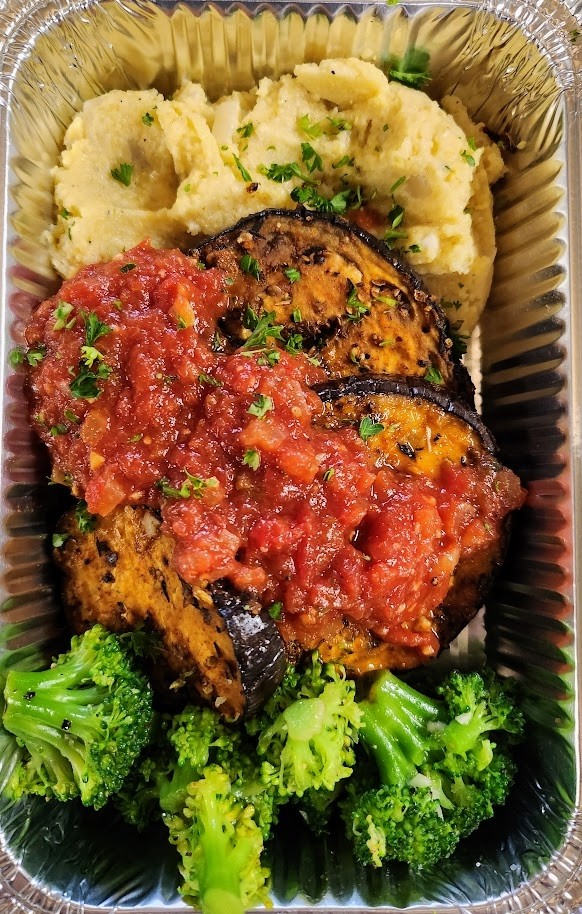 Vegan Italian Roasted Eggplant