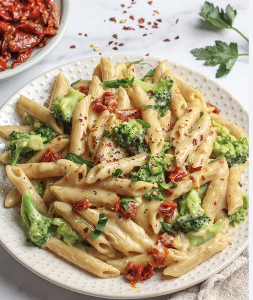 Penne with Broccoli & Sundried Tomatoes