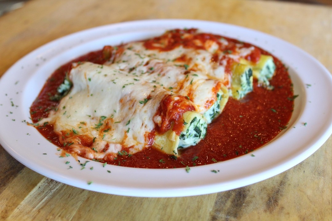 Baked Spinach Cannelloni