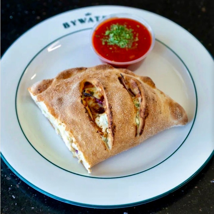 Pesto Chicken Calzone