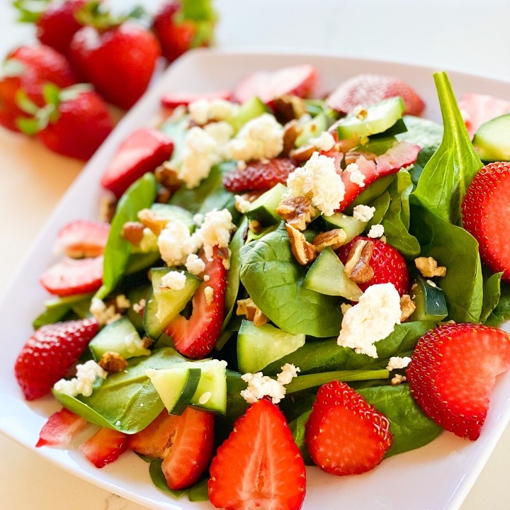 Strawberry Spinach Salad