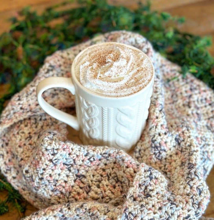 Ceramic Cup & Infuser - Knit Cable