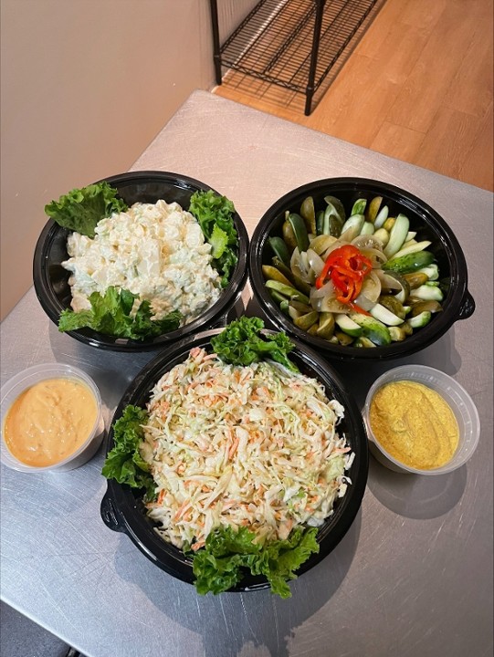 Potato Salad, Coleslaw, Health Salad Bowls