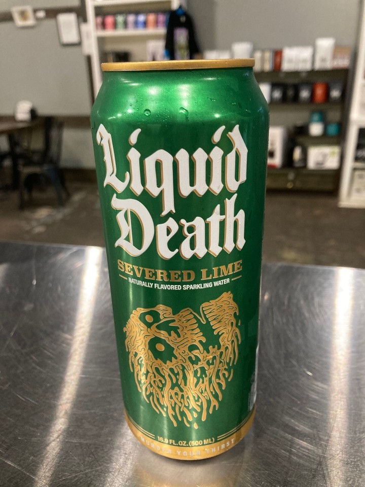Liquid Death Sparkling Severed Lime 19.2oz Can