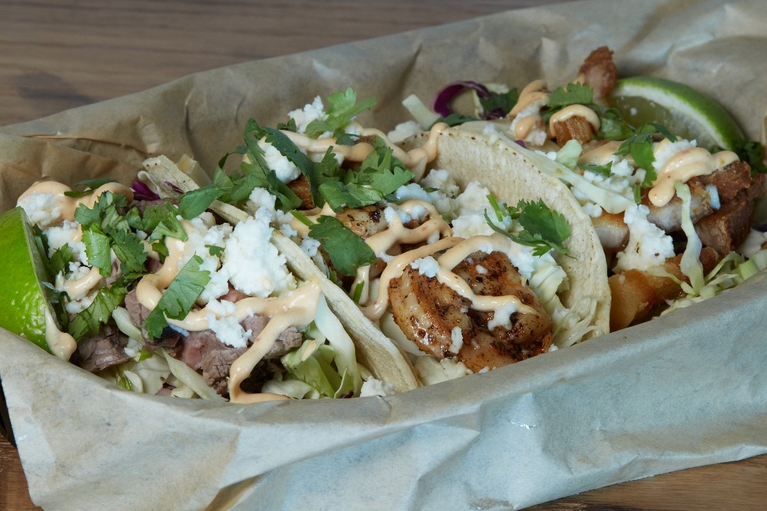Three Tacos