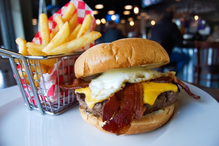Ol' Blue's Breakfast Burger*
