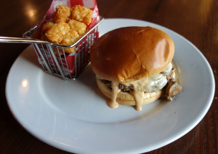 Mushroom Swiss Smashburger