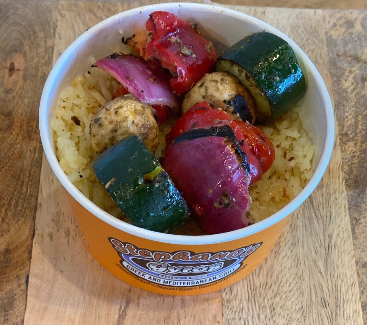 Kid's Veggie Kebab Bowl