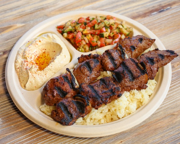 (Filet Mignon) Steak Kebab Plate