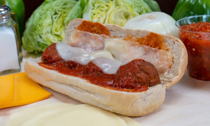 ½ Meatball Parmigiana Sub