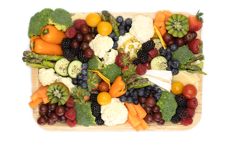 SM Fruit, Veggie, & Cheese Board