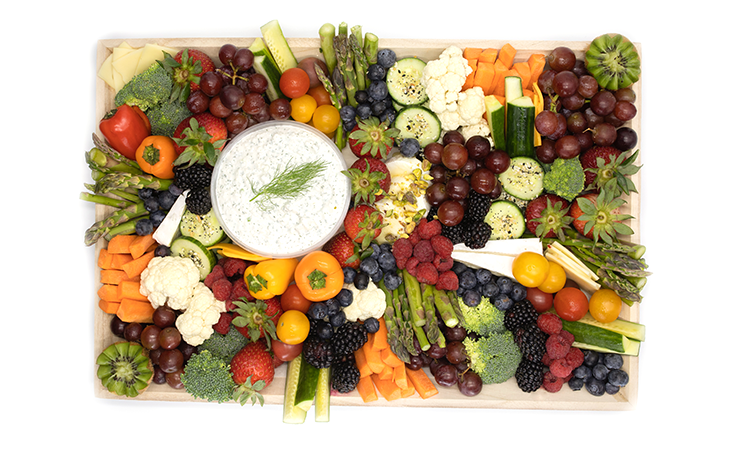 MED Fruit, Veggie, & Cheese Board
