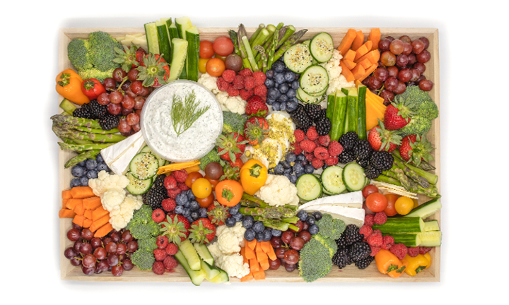 LG Fruit, Veggie, & Cheese Board