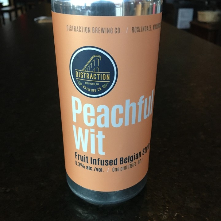 Distraction Brewing Peachful Wit