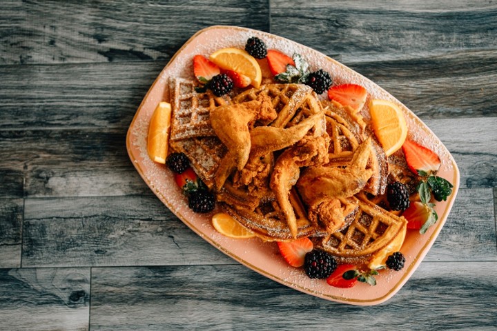 Tyrone's Sweet Potato Waffle & Chicken