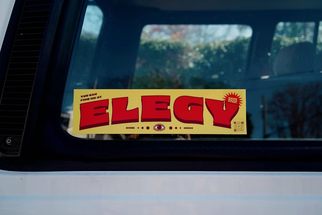 Elegy You Can Find Me At Elegy Bumper Sticker