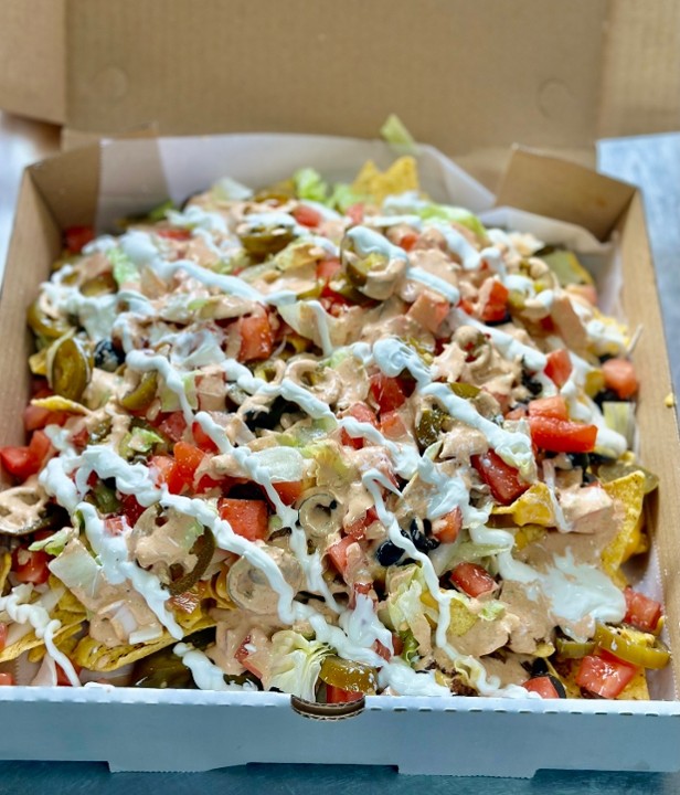 Nacho Box 9031 E Frontage Dr, Palmer, Alaska 99645 - Pizza Box Nachos