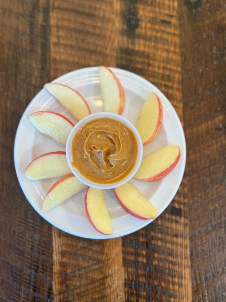 Side - Organic apple slices & peanut butter