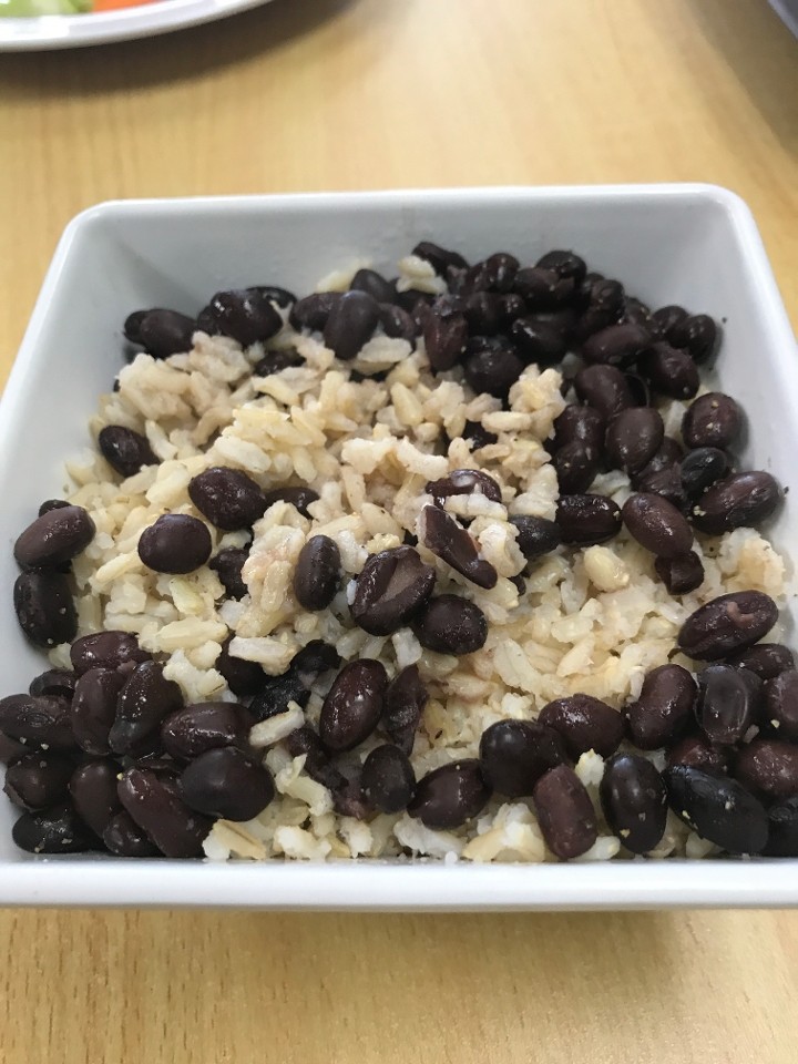 Side - Brwn rice &  black beans
