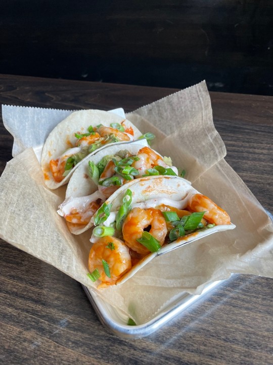 Korean Shrimp Tacos