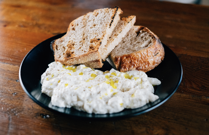 Bread with Burrata