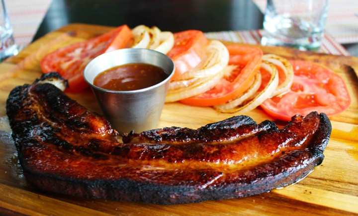 Sizzling, Thick-Slab Bacon