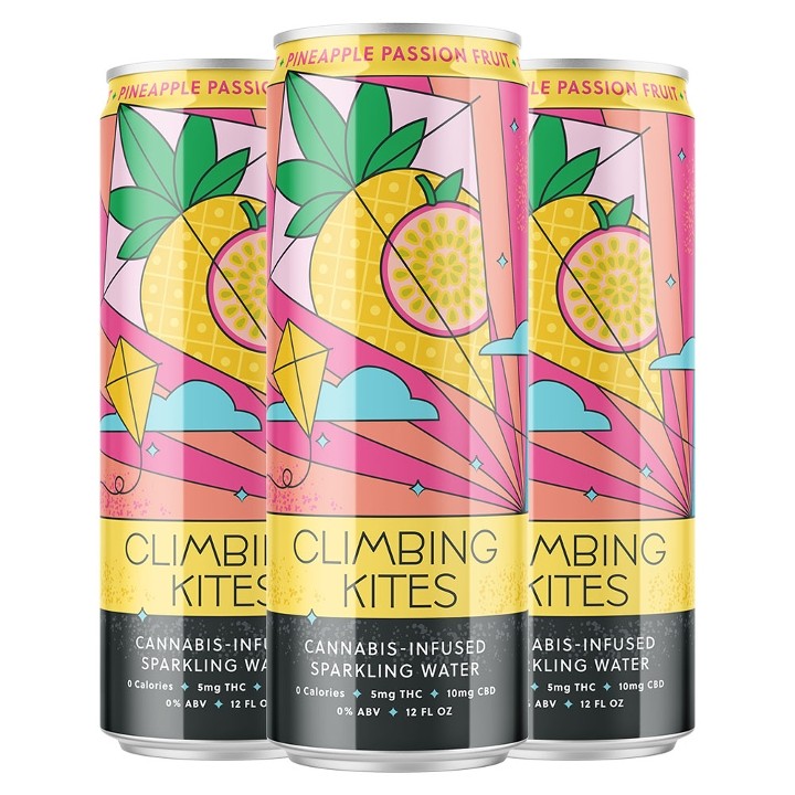 Pineapple Passion Fruit CK Sparkling Water - 4-pack