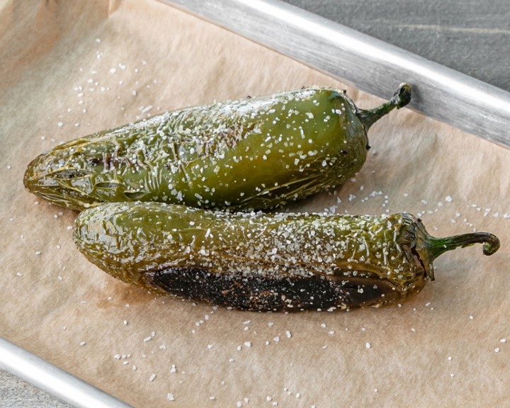 Whole Salted Grilled Jalapeno