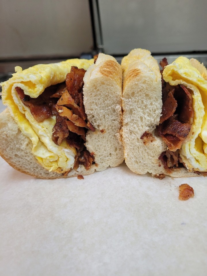 8" BACON EGG AND CHEESE