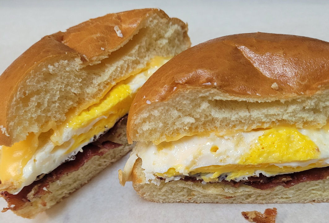 DOUBLE BACON EGG AND CHEESE SANDWICH