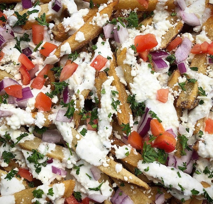 - Large Greek Fries