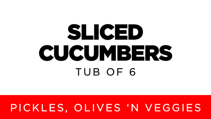 Sliced Cucumbers | 1 lb.