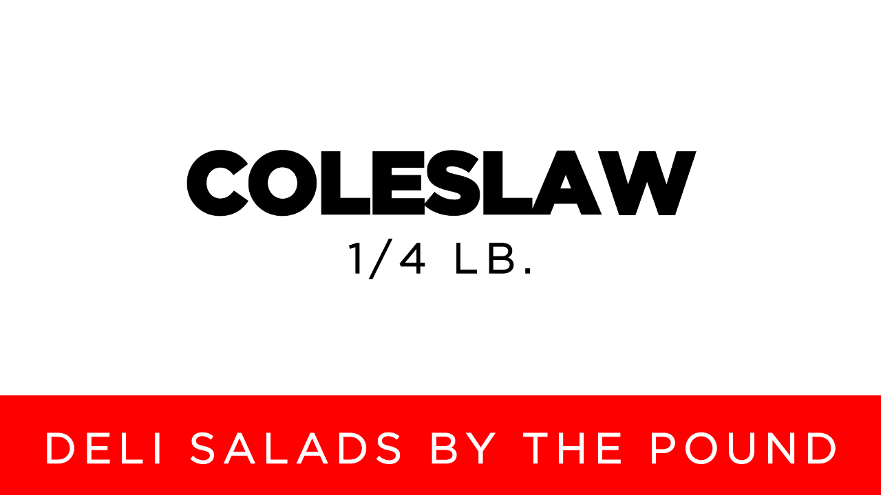 Coleslaw | 1/4 lb.