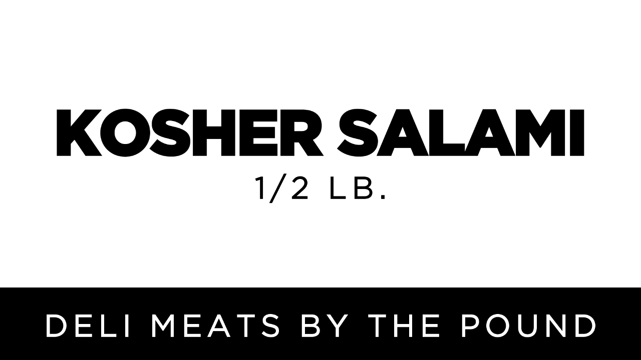 Kosher Salami | 1/2 lb.