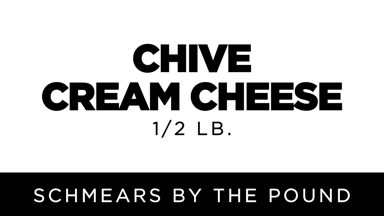 Chive Cream Cheese | 1/2 lb.