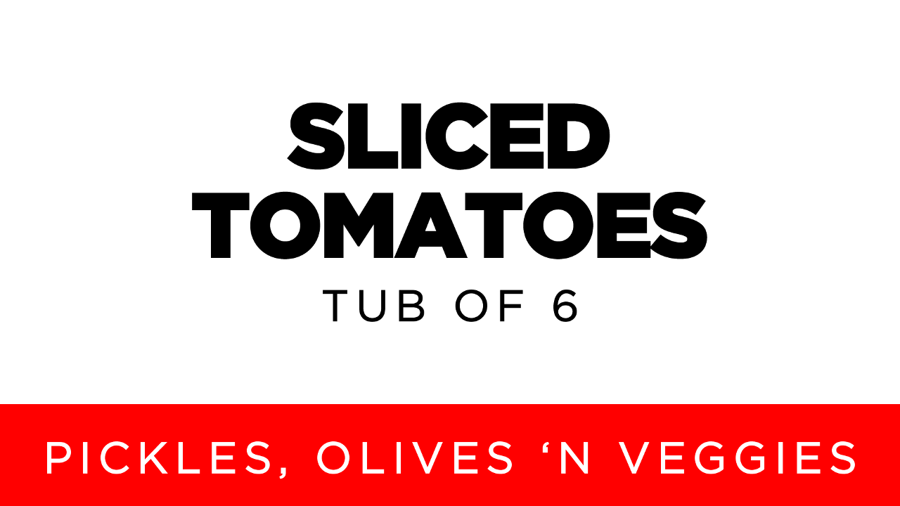 Sliced Tomatoes | 1 lb.