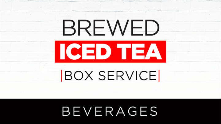 Brewed Iced Tea | Box Service