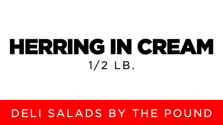 Herring in Cream  | 1/2 lb.