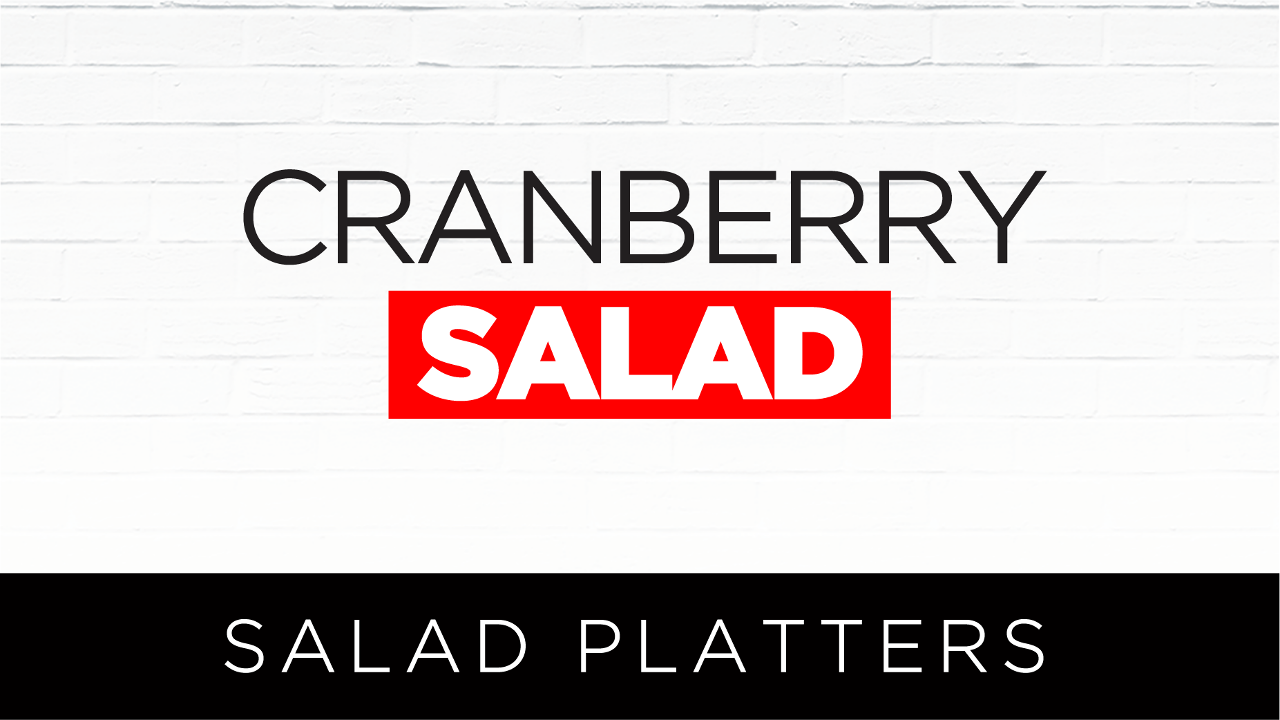 Cranberry Salad Platter