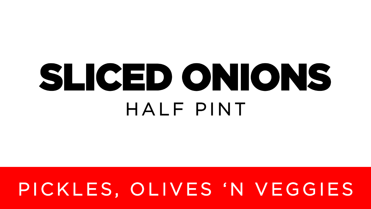 Sliced Onions | 1 lb.