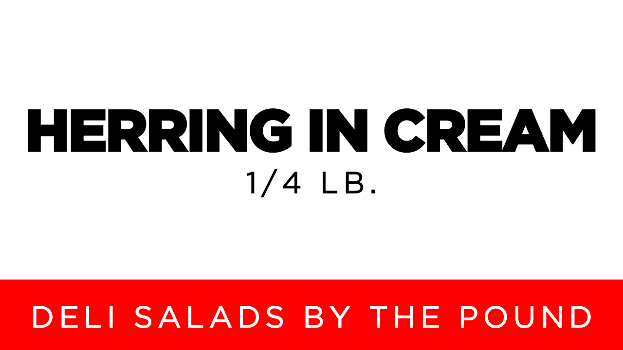 Herring in Cream | 1/4 lb.
