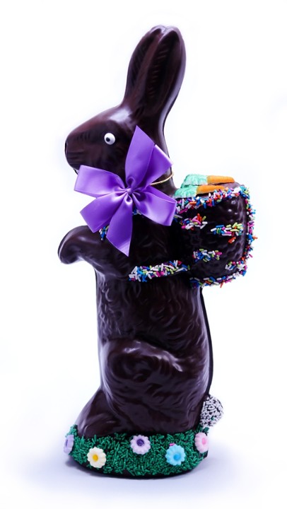 RABBIT WITH BACKPACK DARK (2LB)