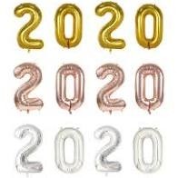 2020 NUMBER BALLOONS